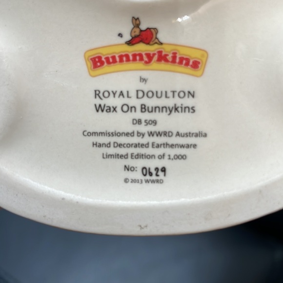 Aussie Surfer Wax On Bunnykins by Royal Doulton - Picture 8 of 12